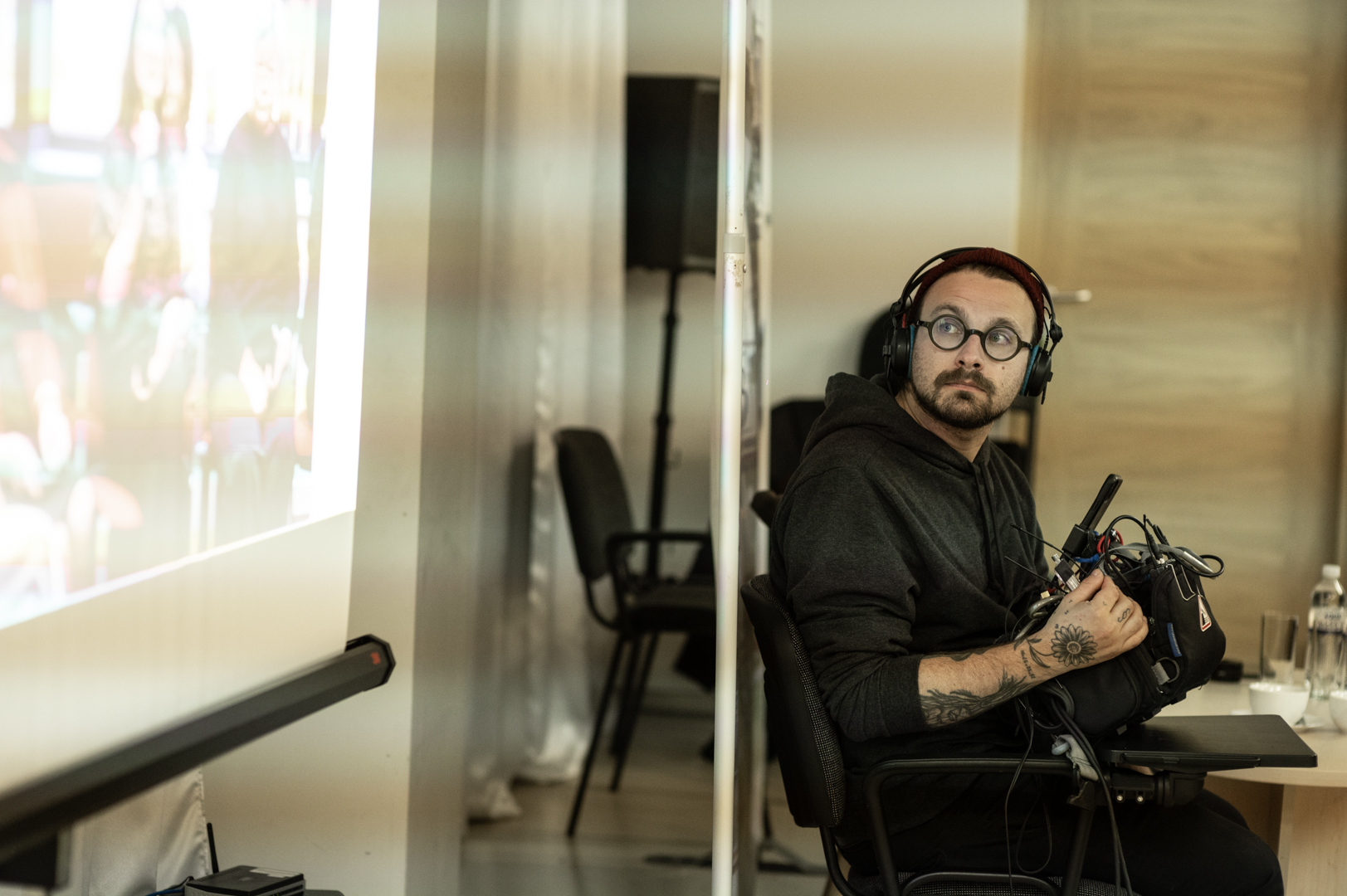 Diskusijos garso režisierius Laurynas ©Denis Vėjas