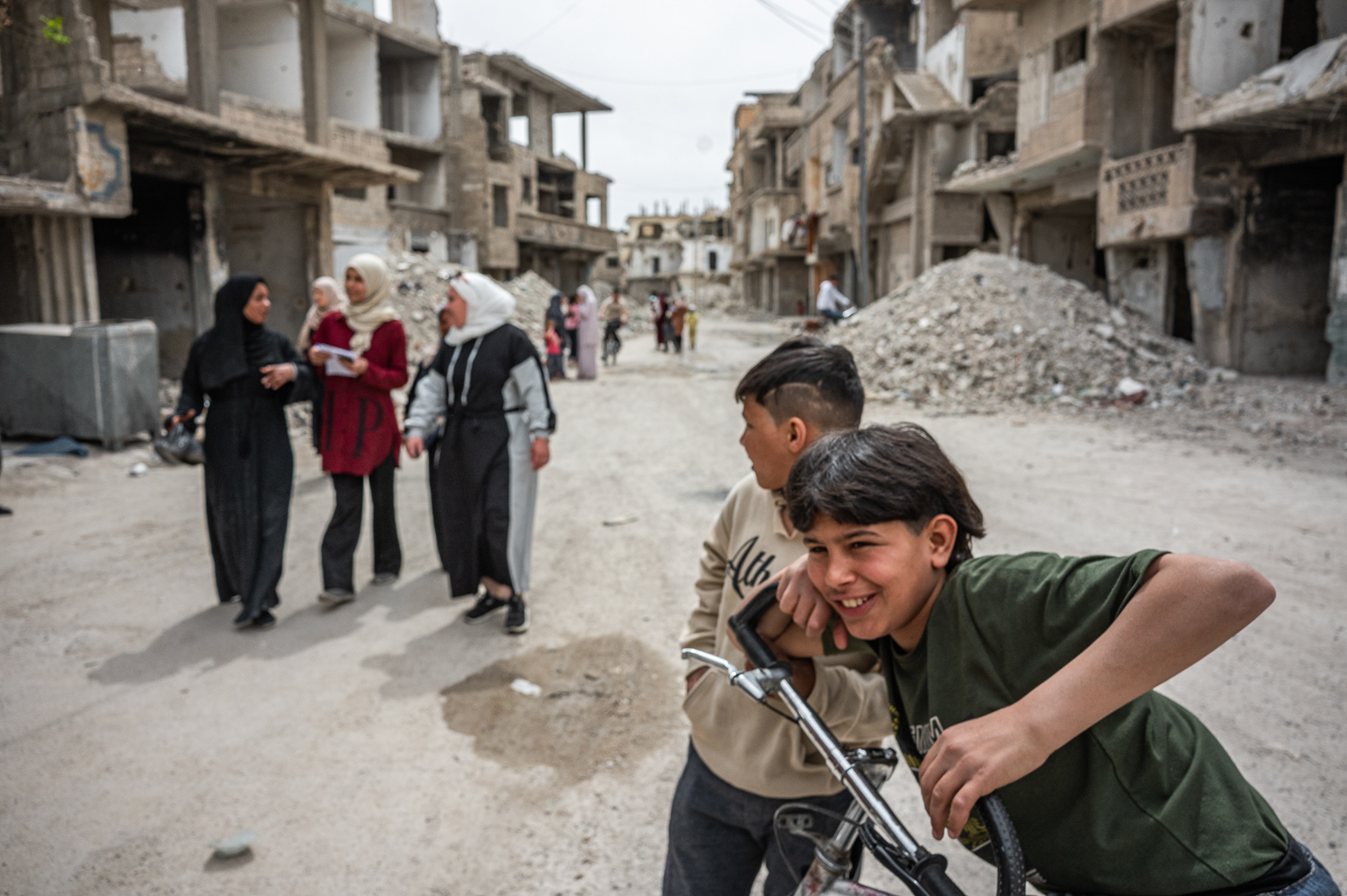 Yarmouk, palestiniečių rajonas Damaske, Sirijoje. ©Denis Vėjas