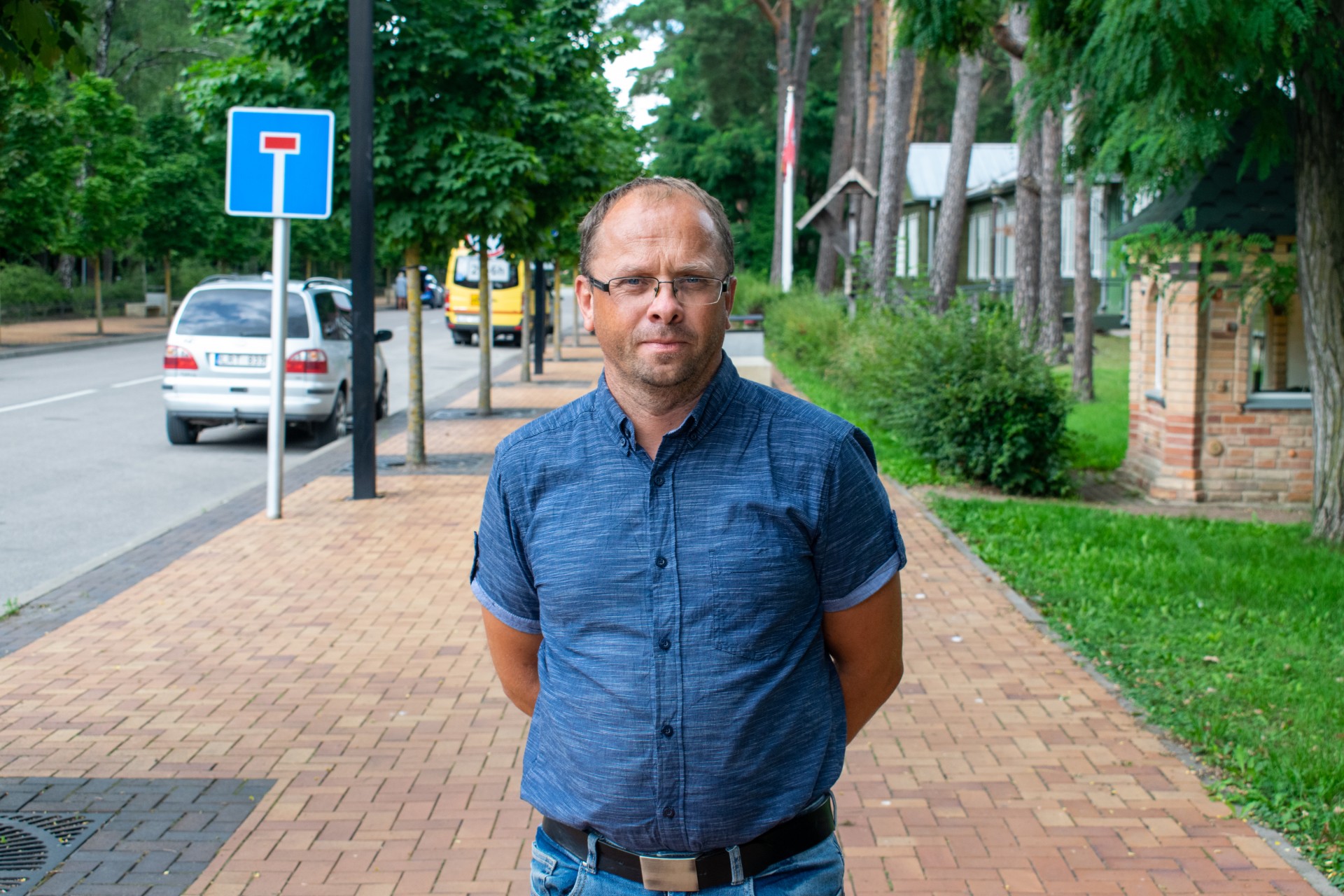 Kultūros paveldo departamento Alytaus–Marijampolės teritorinio skyriaus vedėjas Alius Baranauskas. ©Indrė Kiršaitė