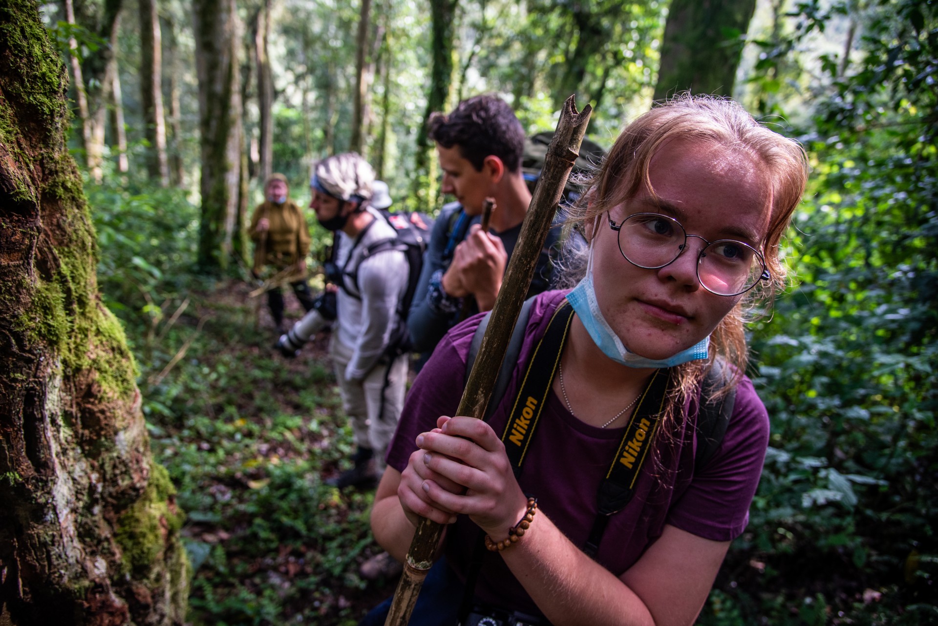 Teksto autorė Julija Stankevičiūtė Bwindi nacionaliniame parke. ©Berta Tilmantaitė