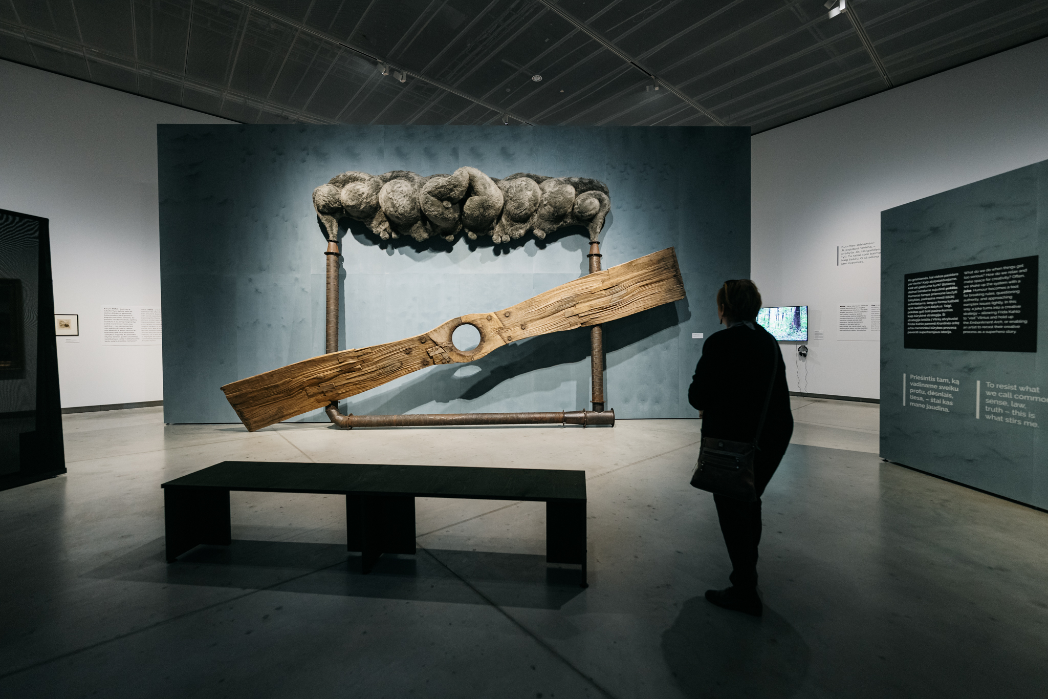 Vytautas Viržbickas „Pokyčių vėjelis“ (2018). ©Domas Rimeika