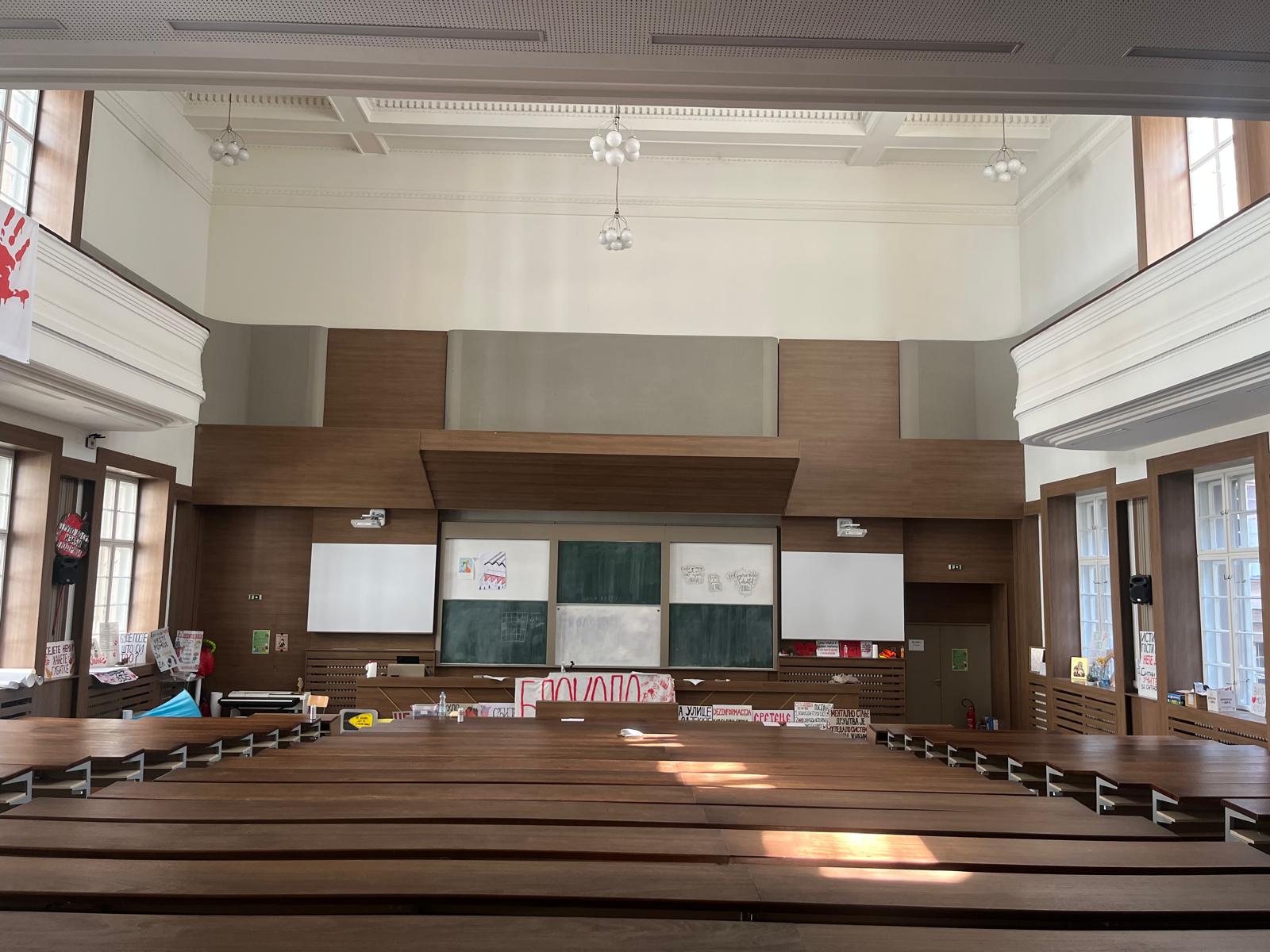 Žemės ūkio fakulteto pagrindinė auditorija. ©Veronika Tůmová