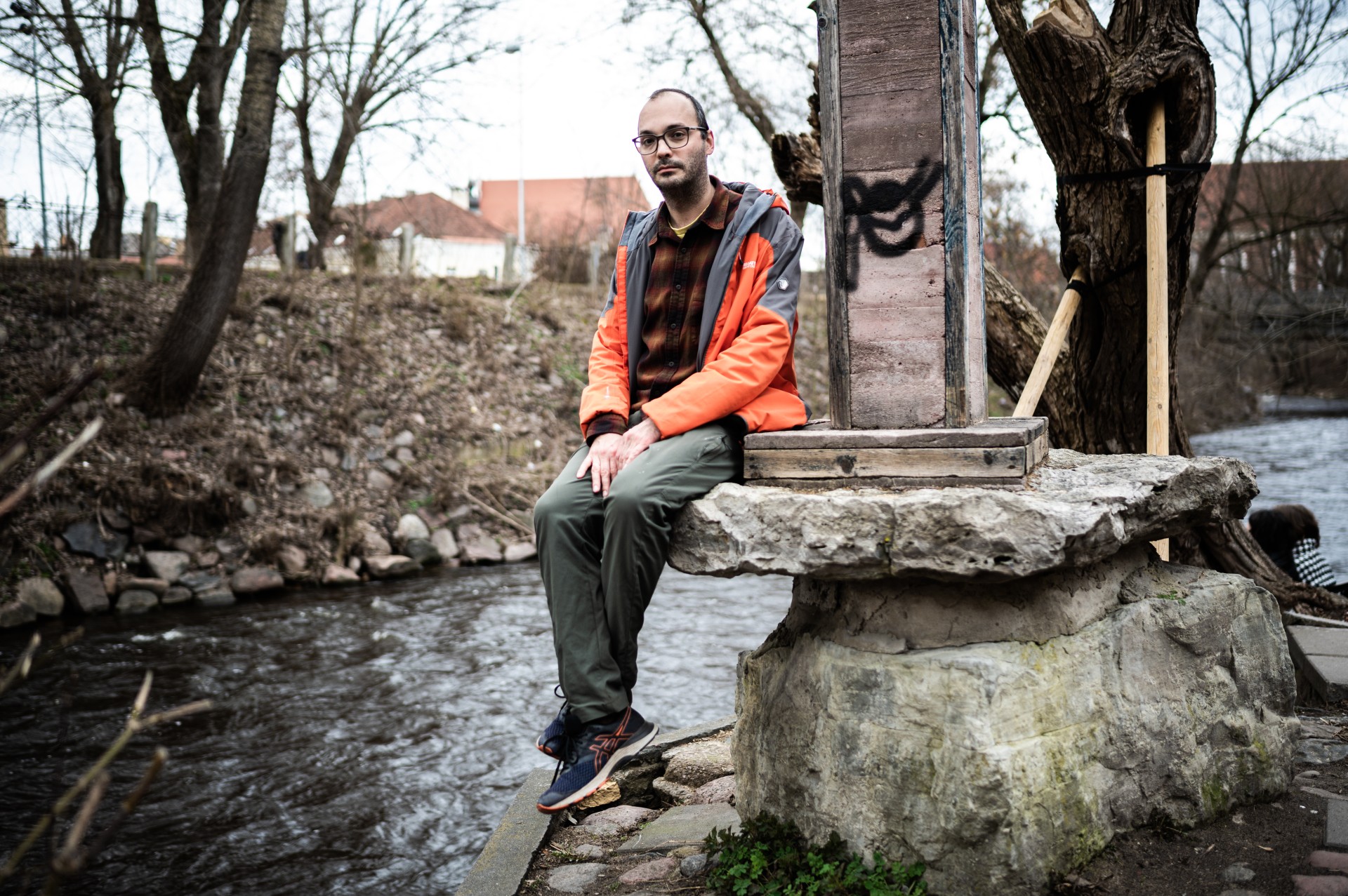 Vladimir Panov, Lietuvos pilietybės siekiantis lingvistas, docentas Vilniuje ©Denis Vėjas