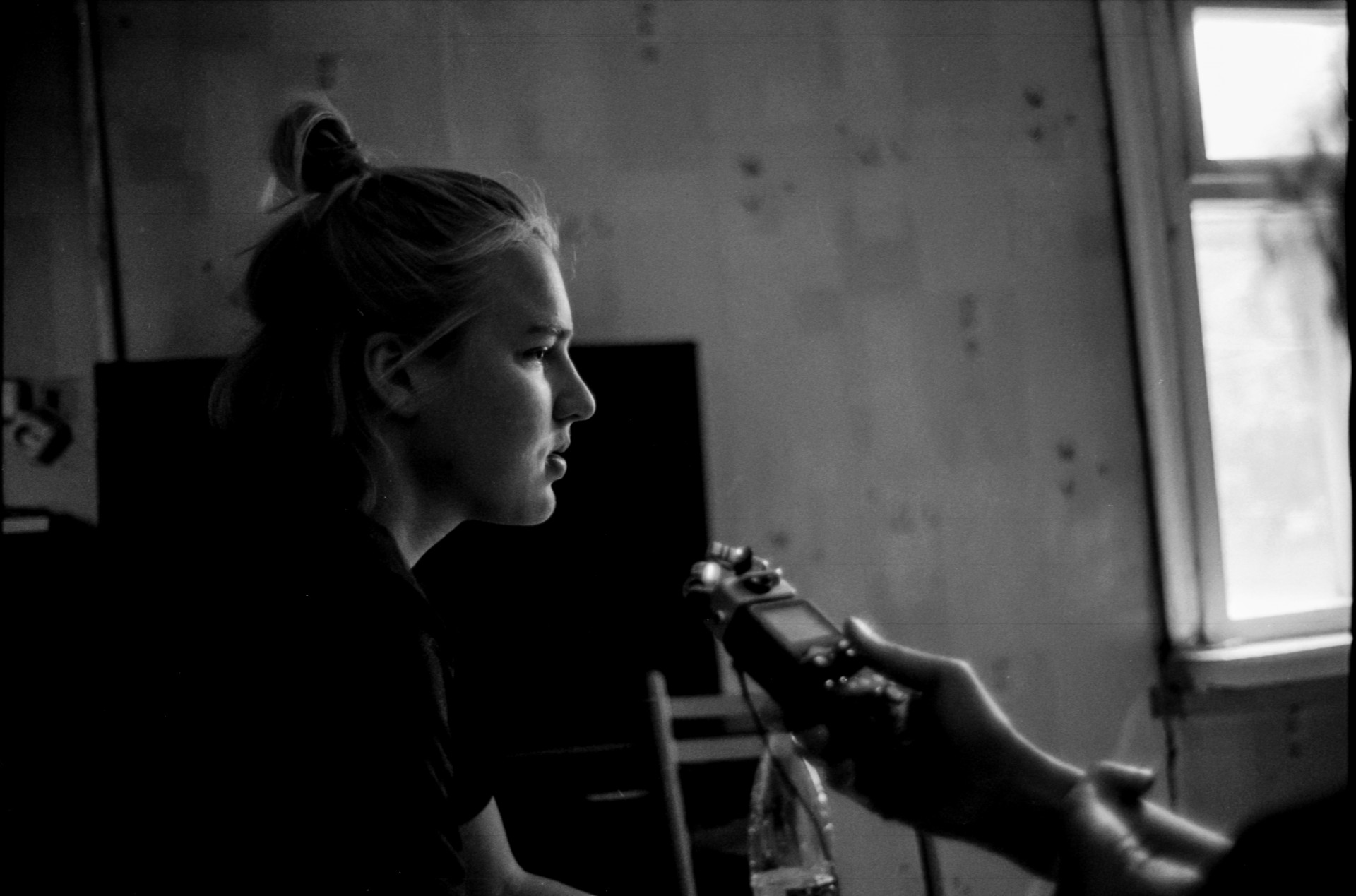 Rūta meilutytė interviu metu savo šeimos namelyje Kaune. ©Mindaugas Meilutis