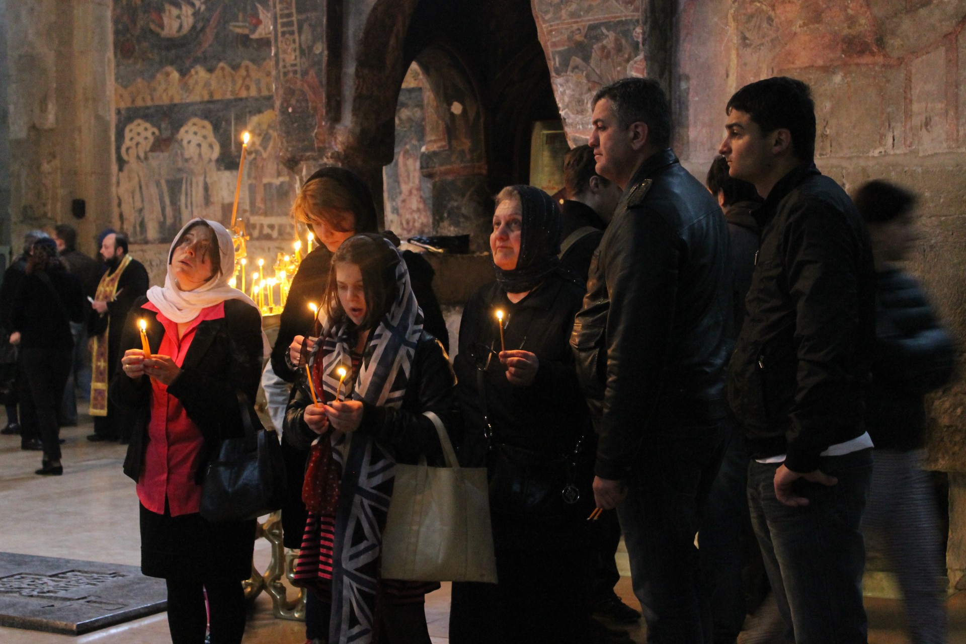 Religija vaidina svarbią rolę kartvelų gyvenime. Apklausos rodo, kad stačiatikių patriarchu Ilja II pasitiki 89 proc. žmonių. ©Regina Jegorova-Askerova