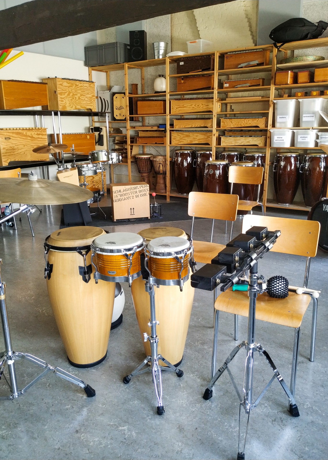 Leveno (Belgija) menų akademijos muzikos terapijos klasė ©Ieva Langaitė