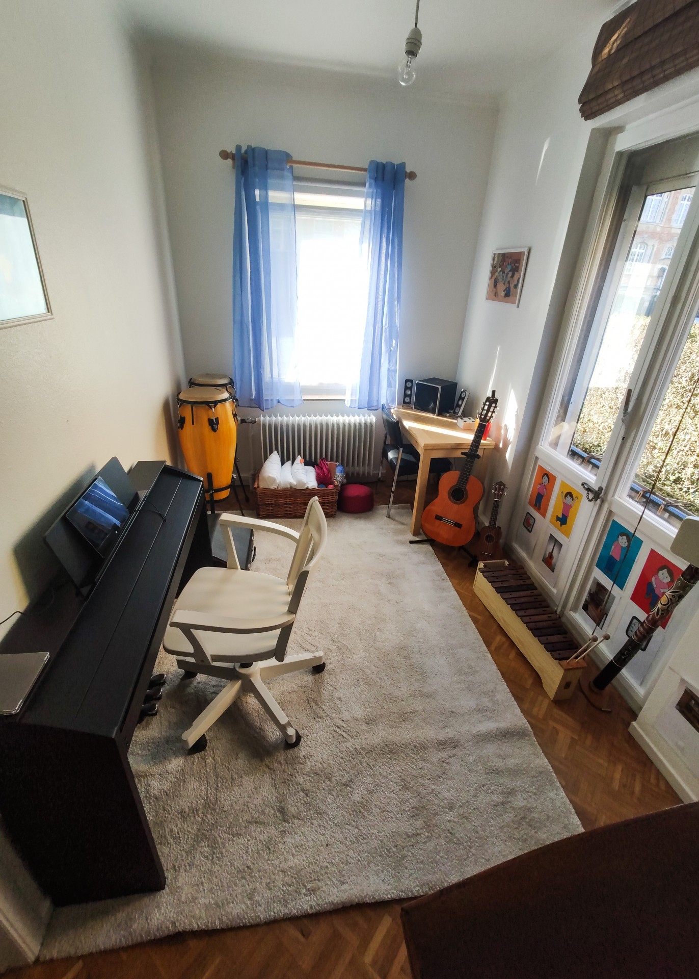 Ievos Langaitės muzikos terapijos kabinetas. ©Rusnė Gurevičiūtė