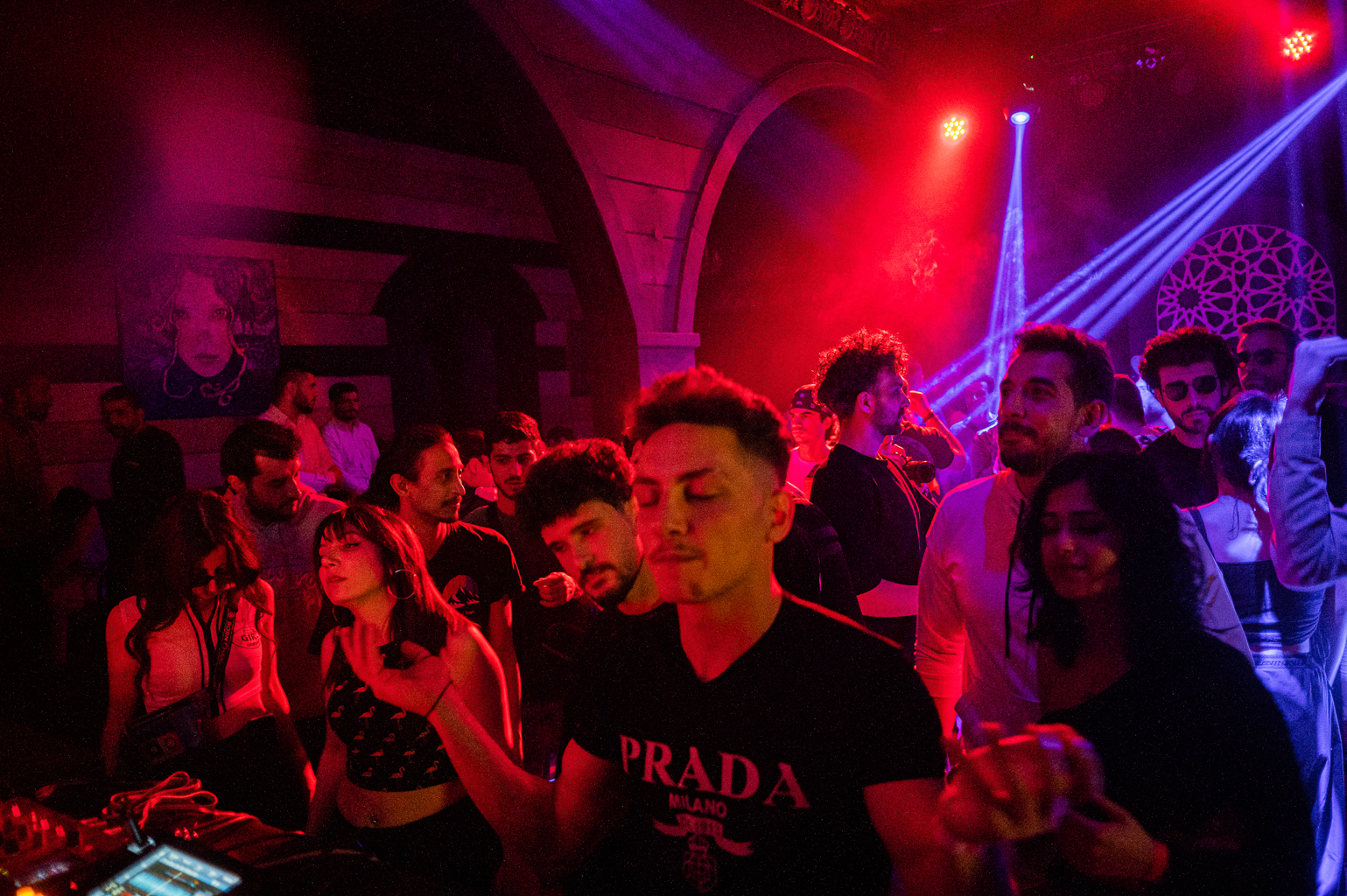 Techno vakarėlis krikščionių kvartale Damaske. ©Denis Vėjas