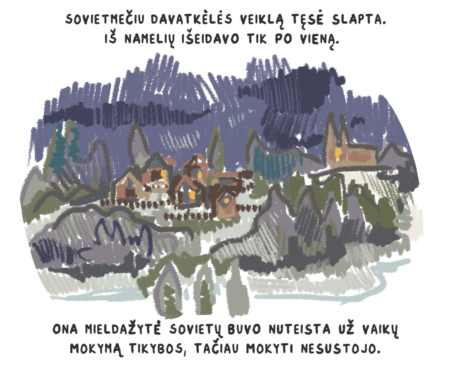 Tarp piktų kaip širšės rudenį davatkų