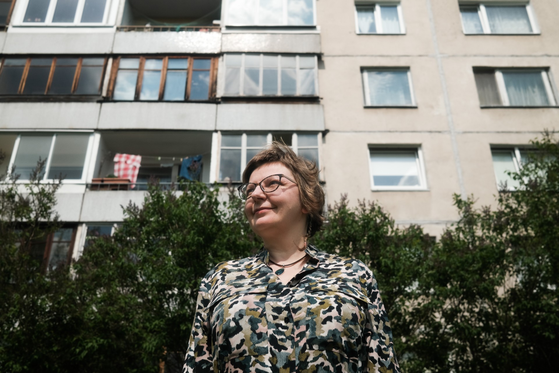 Jekaterina Lavrinec savo tyrimų metu kalbasi su miesto gyventojais, naudoja meninius ir bendruomenės būrimo metodus. ©Karolis Pilypas Liutkevičius