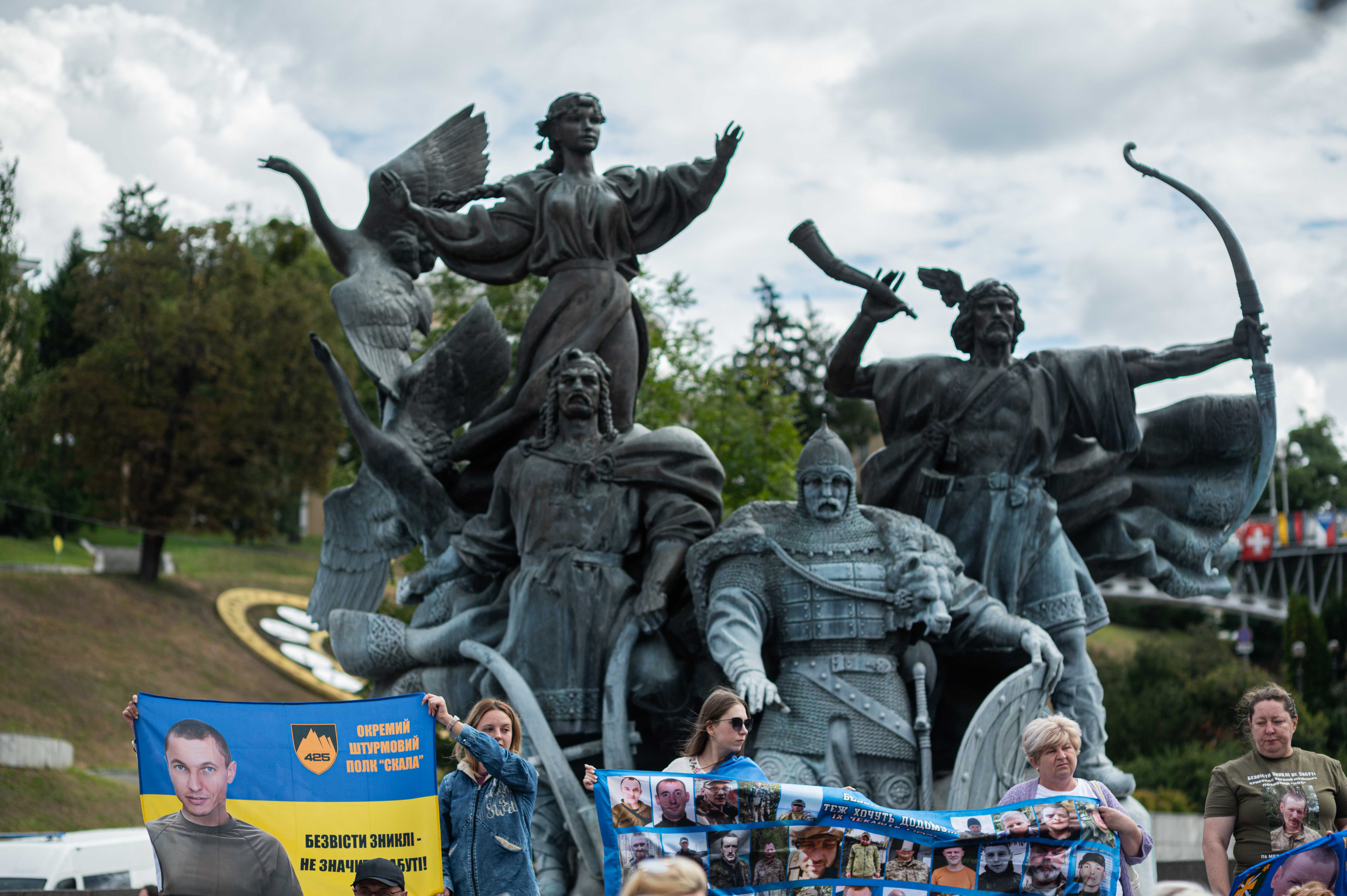Ukrainos nepriklausomybės dienos minėjimas Kyjive, 2025 m. ©Denis Vėjas