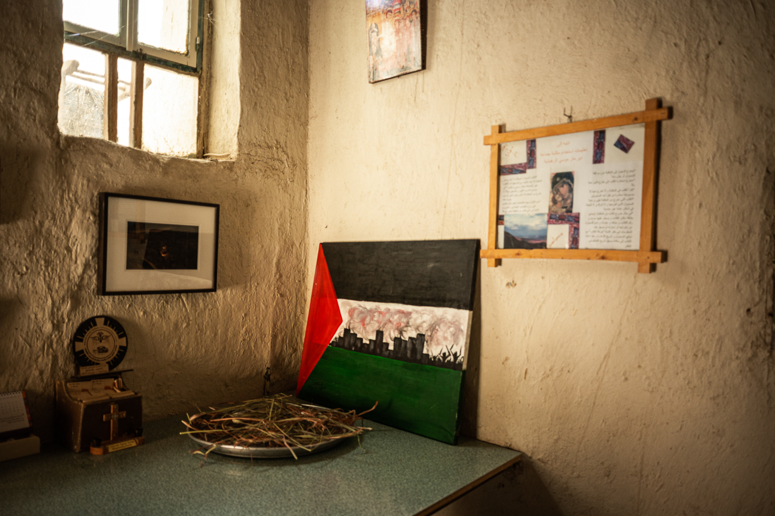 Vienuolynas ir jo bendruomenė yra solidarūs su Palestina. 2025 m. ©Denis Vėjas