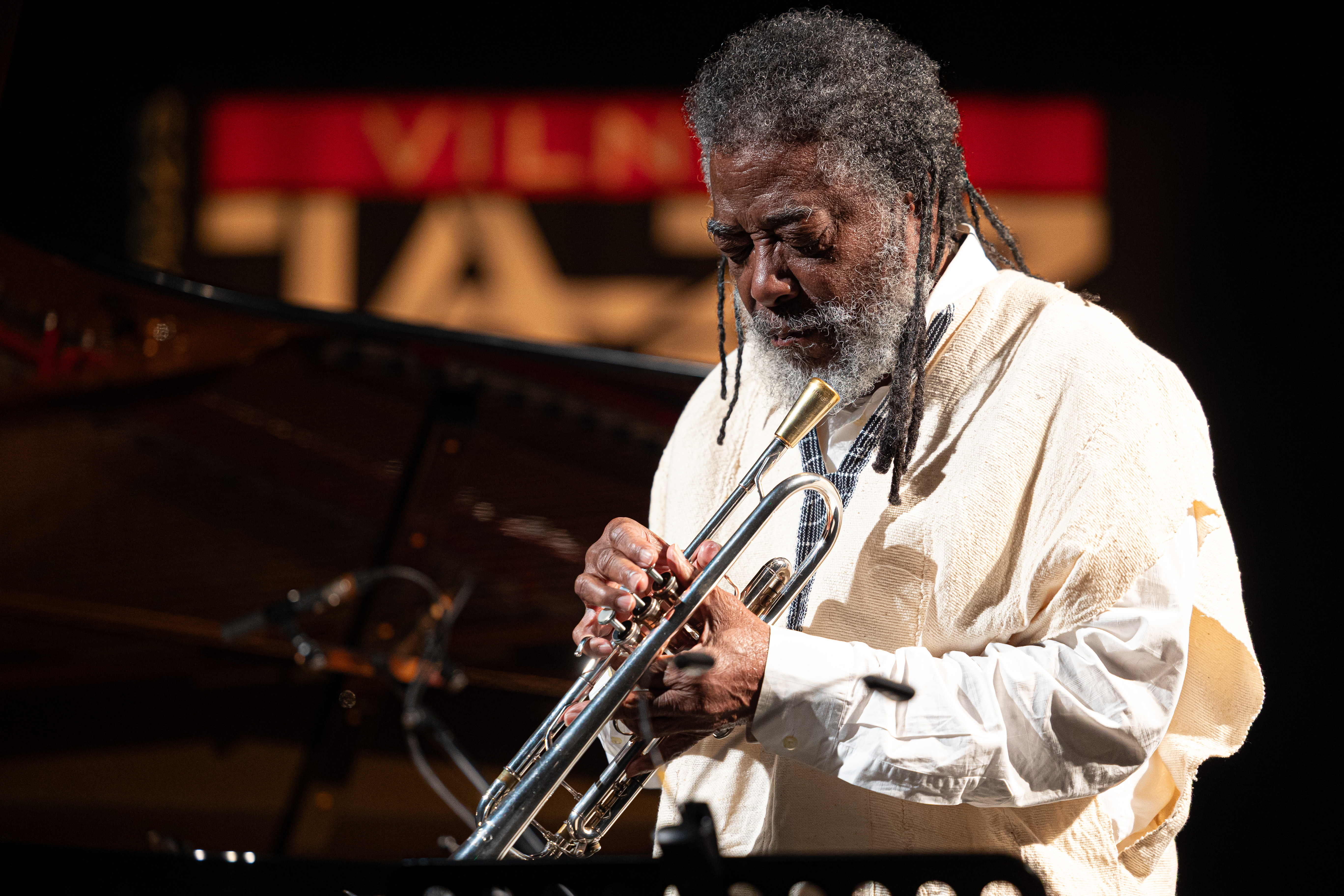Wadada Leo Smith, amerikiečių trimitininkas „Vilnius Jazz“ scenoje. ©Greta Skaraitienė