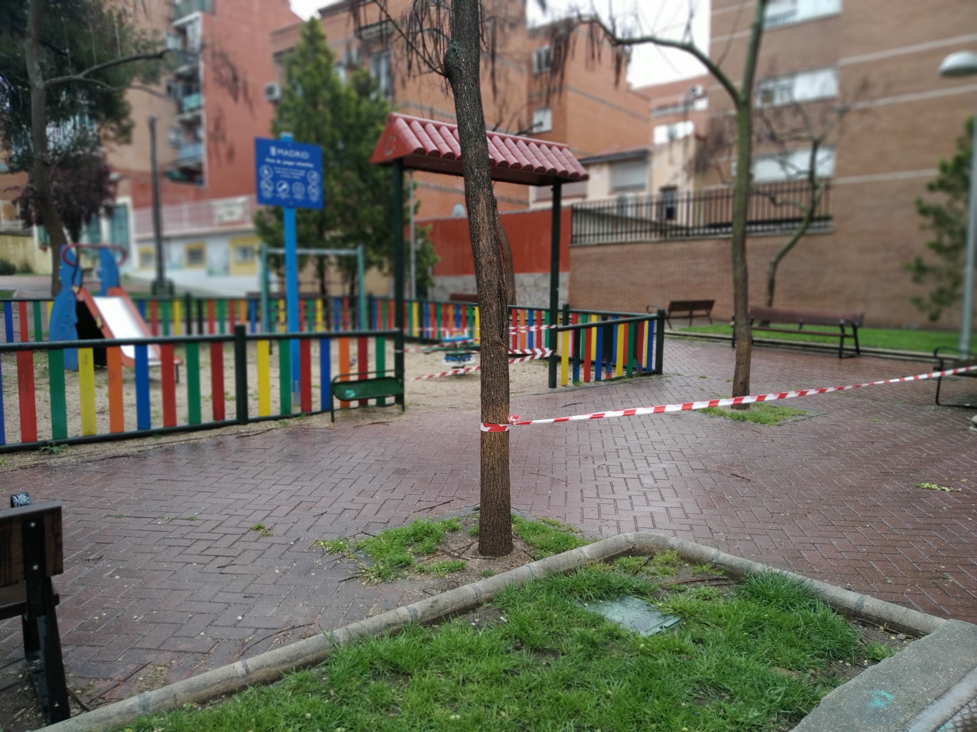 Vaikų žaidimų aikštelė Madride. Asmeninio archyvo nuotrauka