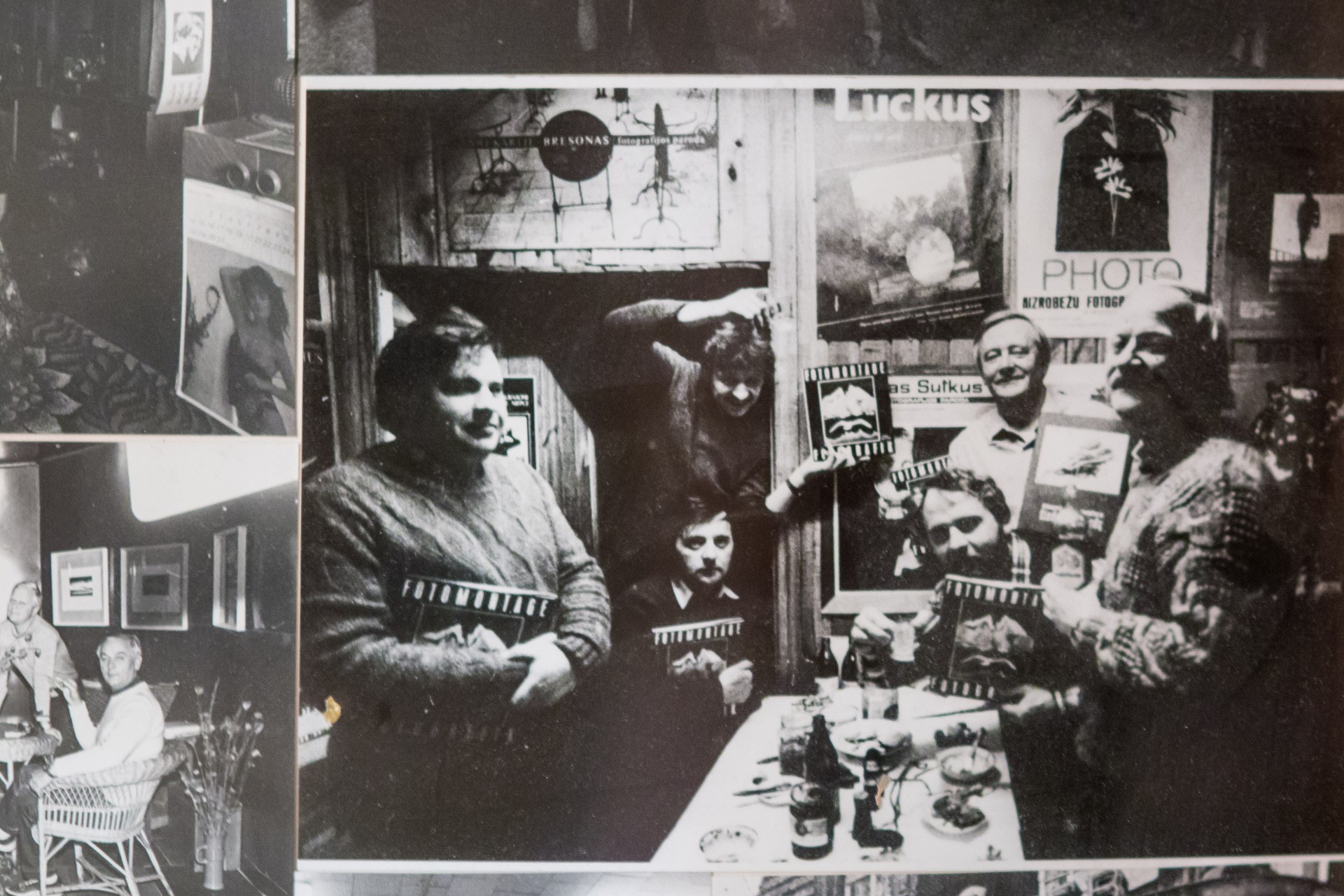 Vitalijus Butyrinas (dešinėje) su kolegomis fotografais.