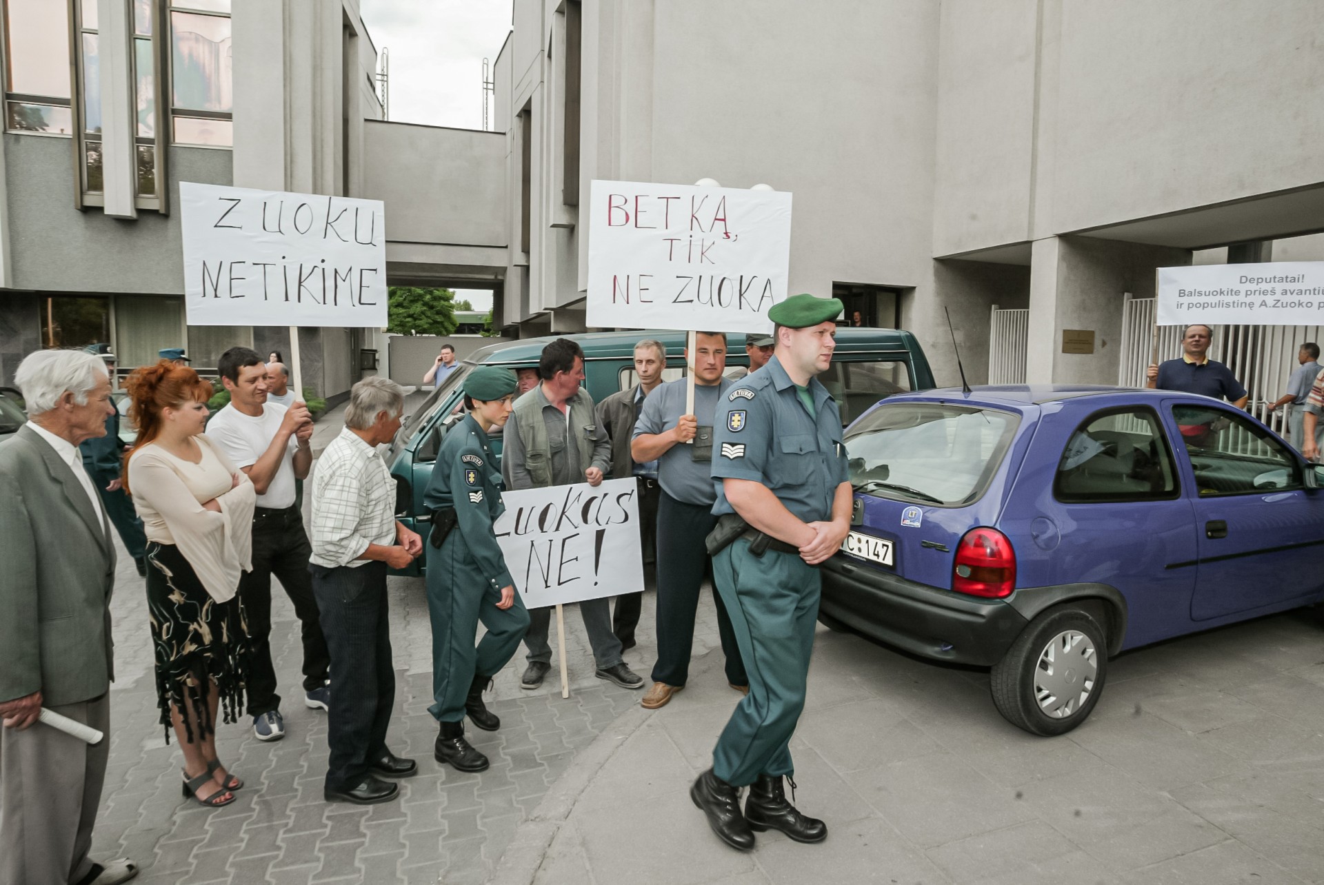 Demonstracija prieš tai, kad Zuokas būtų išrinktas meru. ©Paulius Lileikis